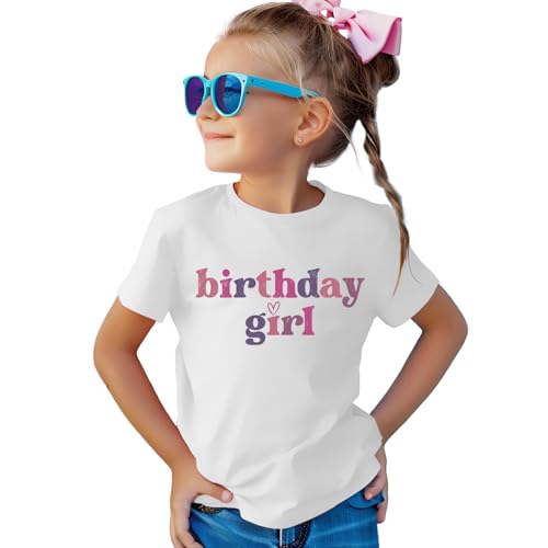 Birthday Girl Shirt, Sizes 2T, 3T, 4T, 5/6T, 7 Years, Toddler Girl Birthday Shirts, Kids Party Outfit