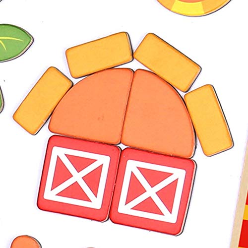 Brinquedo Magnético Quebra-cabeça e Lousa - Fazenda - Tooky Toy