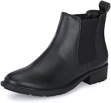 Burwood Women's Black Plain Chelsea Boot_40 EU