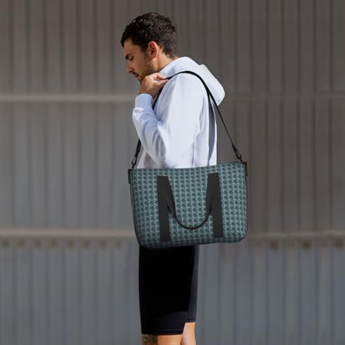 Sac de voyage imprimé bleu sarcelle idéal pour vos week-ends prolongés