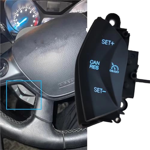 Kit boutons volant Ford Focus 3 Kuga interrupteur vitesse voiture - 2