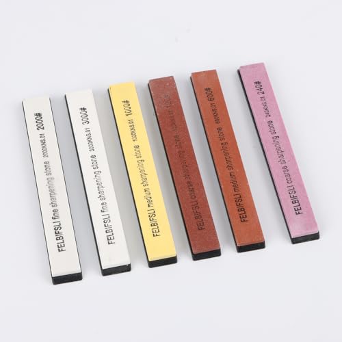 Fonyet Schleifstein Set 6 Stück Abziehsteine