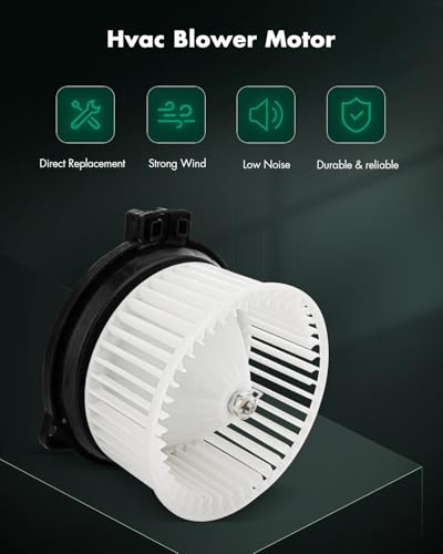 Image of SCITOO HVAC Heater Blower Motor Front Fit For Honda Model - For CR-V 1997-2001,For Odyssey 1995-1998 Replacement For # 700130 Blower Fan