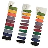 MORIKOKI 30PCS Matte Snap Hair Clips, Non-Slip Barrettes Cute Solid Candy Color Hair Accessories for
