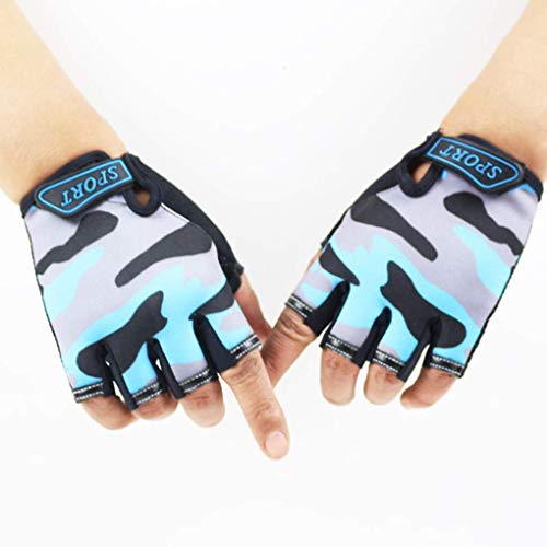 Long Keeper Fingerless Gloves for Kids Anti-Slip Outdoor Sport Cycling Biker Gloves for Boys Girls2