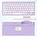 OMOTON Bluetooth Keyboard Compatible with iPad A16 11th 10th Generation, iPad 10.2 (9th/8th/7th), iPad Pro 13/12.9/11 inch, iPad Air/Mini and More iOS Devices, Purple