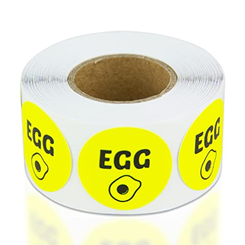 Egg-Stickers-1-Inch-Round-Circle-Egg-Food-Labels-in-Bright-Yellow-for-Restaurant-Deli-Food-Truck-Supermarket-Grocery-Store-Stickers-Food-Meal-Menu-Choice-Sticker-Package-Label-300-LabelsRoll