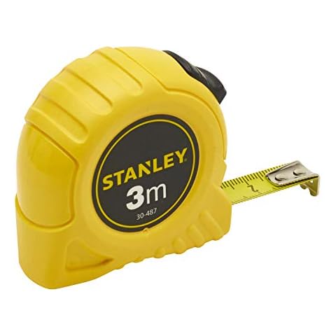 Flexómetro Stanley 1-30-487, cinta gruesa y curvada revestida en polímero Cover