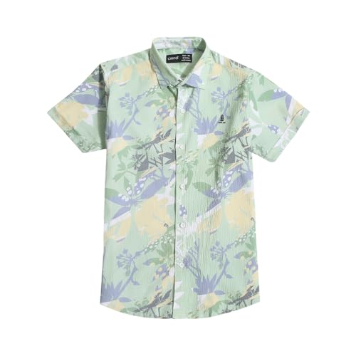 Image of CAVIO Boys Printed Shirt and T-Shirt Regular Fit Casual Half Sleeve