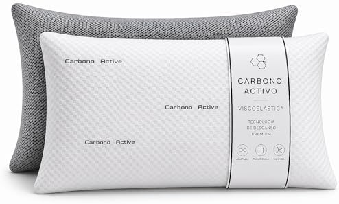 D'A Gama Home Memory Foam Pillow Active Carbon Premium 70 cm