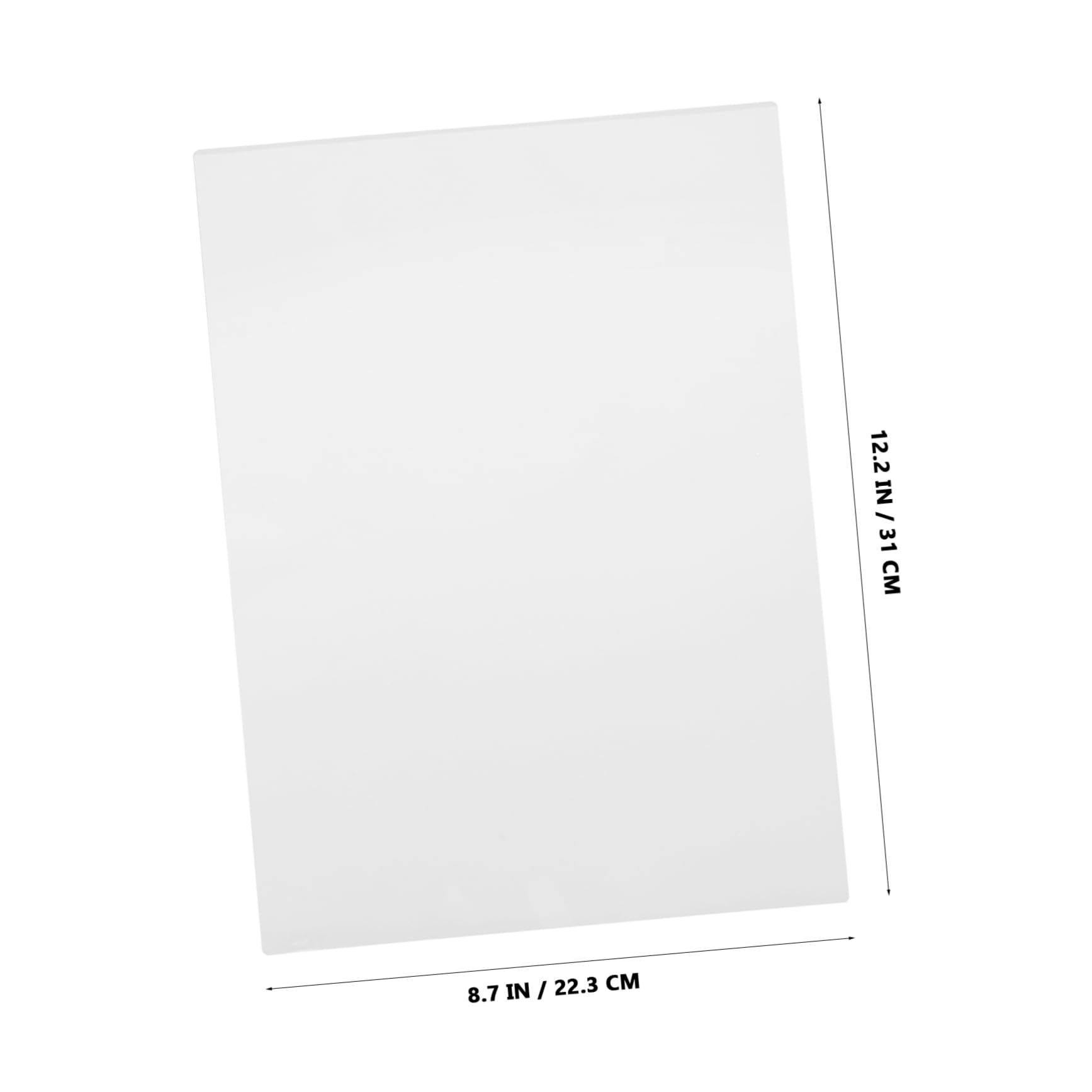 Gatuida 100pezzi Laminazione Termica Trasparente Pellicola Di Laminazione in Plastica Ad Alta Trasparenza e Resistente Ai Graffi Per Ufficio e Casa Per Proteggere Foto e Documenti