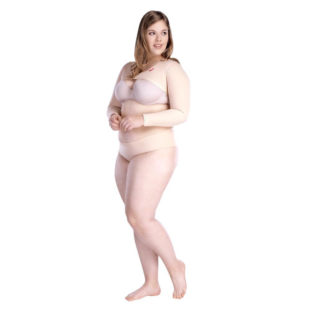 LIPOELASTIC AP Long Variant – Hochwertige Kompressionsbekleidung für postoperative Pflege und Lymphödem-Behandlung (Schwarz, 3XL)
