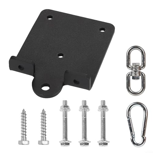 Soporte de techo para saco de boxeo de metal con fácil instalación, ideal para entrenamiento en interiores y exteriores