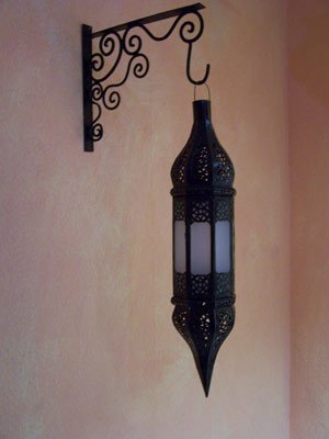 Orientalische Lampe Pendelleuchte Weiss Rihana 56cm E27 Lampenfassung | Marokkanische Design Hängeleuchte Leuchte aus… – Bild 7