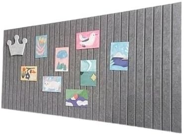Felt Wall Sticker for Home Bulletin Boards Decorative Message Board for Office Display for Wall(Grey)