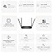 WAVLINK AX3000 WiFi 6 Dual Band Mesh Router, 802.11ax Wireless Gigabit Router for Gaming and VR, Everything Mesh & AP Mode, MU-MIMO, Beamforming, OFDMA, WPA3, Support 160MHz & IPv6