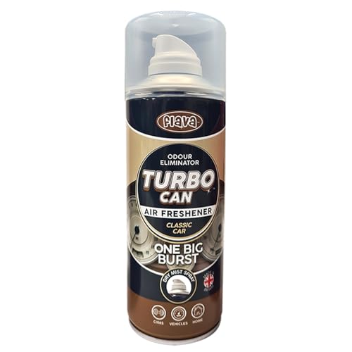 Classic Car Couture Turbo Car Air Freshener Spray – Powerful, Strong & Long Lasting Odour Eliminating Musk Scent – Interior Freshener & Essential Car Accessories for Men and Women – 400ml, 1 Pack