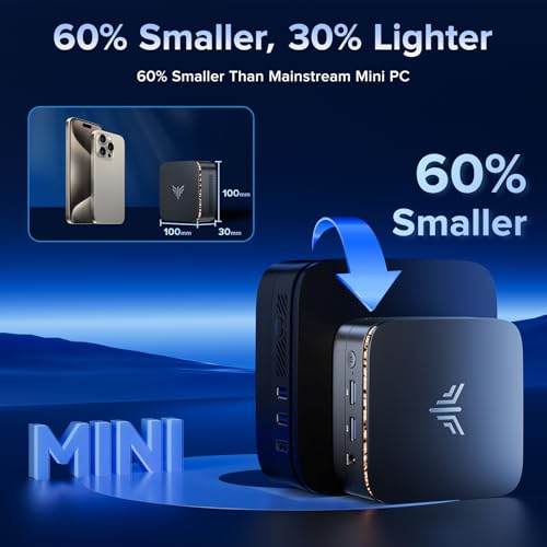 Image of KAMRUI Mini PC, Essenx E1 Mini Computer N95(up to 3.4GHz),16GB RAM 512GB SSD Micro Desktop PC Support Dual 4K Display, WiFi, BT4.2 for Business Home Office