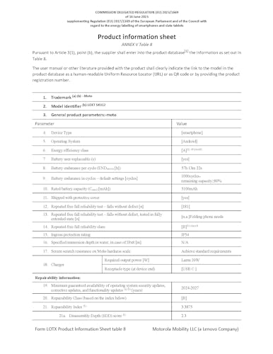 Moto g15 Power Smartphone debloqué écran 6 72" Appareil Photo 50 MP Batterie Haute capacité 6000 mAh Gravity Coque de Protection et câble USB C Inclus - vue 9