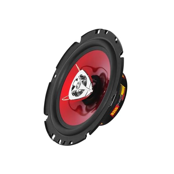 BOSS Audio Systems CH6500 Chaos Series 6.5 Inch Car Door Speakers – 200 Watts Max (per Pair), Coaxial, 2 Way, Full Range, 4 Ohms, Bocinas para Carro