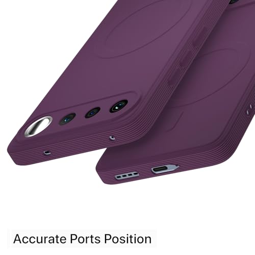 Image of Pikkme Back Cover for Realme 16 5G Soft Matte Silicone Mag-Safe Design (Mag-Safe Not Support) Camera Protection | Slim Fit Bumper Cover (Purple)