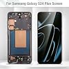 Pantalla para Samsung Galaxy S24 Plus con marco, Incell | Ensamblaje de pantalla LCD táctil y digitalizador S24+, para SM-S926U S926A S926W, con kits de reparación, negro, sin huella dactilar 4