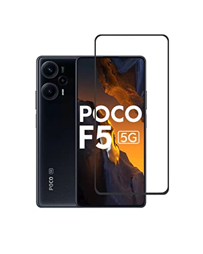 Image of Tempered Glass For Poco F5 5G Screen Protector Edge to Edge Coverages 11D Tempered Glass, Full Adhesives Glass POCO F5 5G