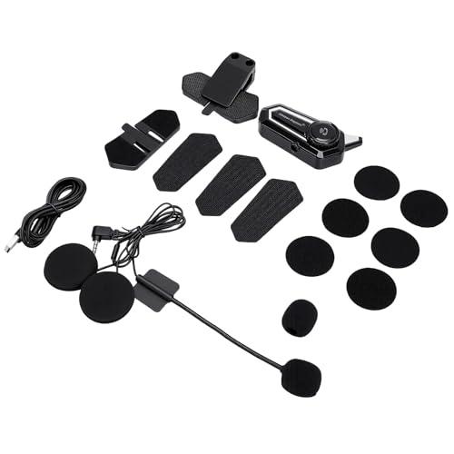 Auriculares para motocicleta que eliminan el ruido del viento con bateria comoda de 1000mAh