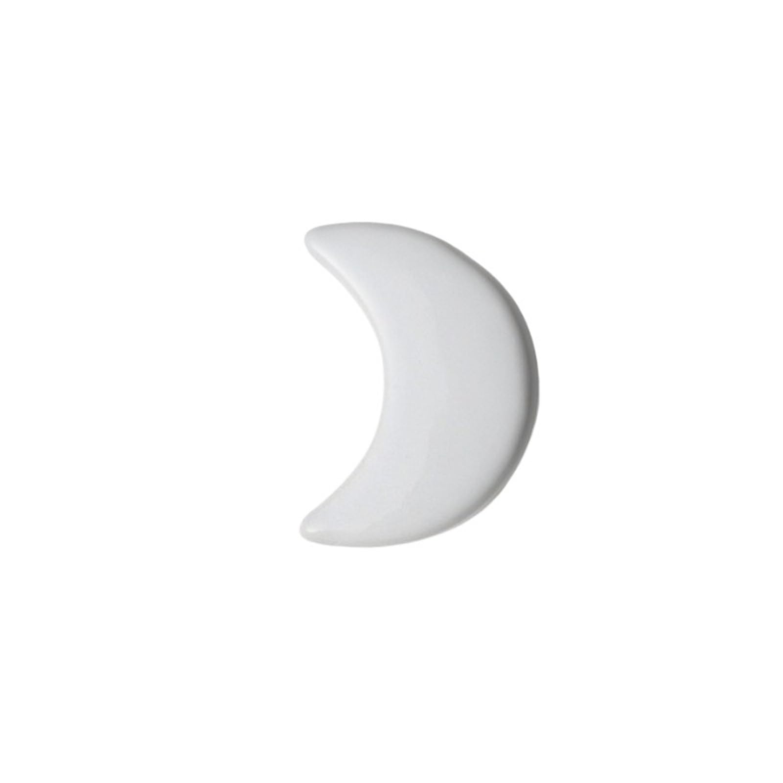 Kifsdlf Moon-White Cartoon Room Ceramic Cabinet Knobs Moon Star Wardrobe Handle Garden Door Handles For Cupboard Wardrobes Furniture(Moon-White)