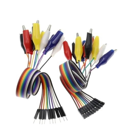 Cable de prueba con pinzas de cocodrilo hembra de 3cm para crear tus prototipos de robótica en casa 3