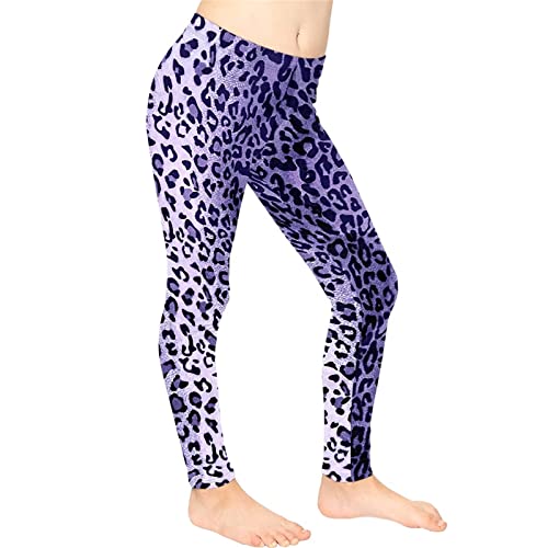 Leggings for Girls Size 4-13 High Waisted Pants for Running Yoga Workout Stretch Tights Trousers