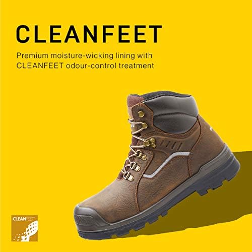 Terra Men's Condor 6" Composite Toe Waterproof Puncture Resistant Industrial Boot, Brown, 8 | Image 7