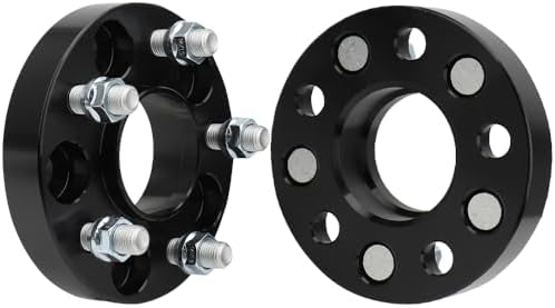 IRONTEK 5x112mm Wheel Spacers 1" Real Forged Spacers with 66.6mm Hub