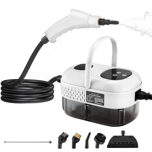 Limpiador a Vapor con 5 Cabezales, 1100ml Vaporeta Limpieza Hogar Potente 2500W, 6 Velocidades, Portátil Máquina de Limpieza a Vapor Presurizada de Alta Temperatu para Cocina, Baño, Coches | Ya disponible en tu tienda friki favorita! En mundofriki.es! Limpiador a Vapor con 5 Cabezales, 1100ml Vaporeta Limpieza Hogar Potente 2500W, 6 Velocidades, Portátil Máquina de Limpieza a Vapor Presurizada de Alta Temperatu para Cocina, Baño, Coches | Ya disponible en tu tienda friki favorita! En mundofriki.es!