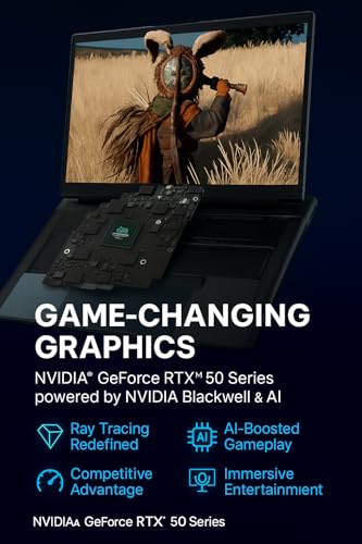 Image of Alienware 18-inch Area-51 Gaming Laptop - GeForce RTX 5080 16GB GDDR7-18 inch QHD+ 300Hz - Intel Ultra 9 275HX - AlienFX RGB Lighting - Wi-Fi 7 - Ai NPU - Quad Fan Cooling, Win 11PRO(64GB DDR5, 2TB SSD)