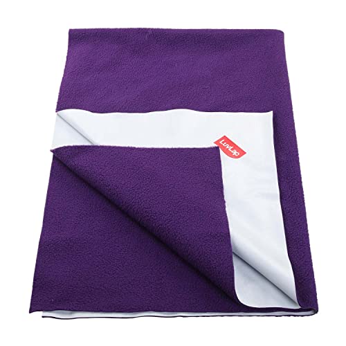 LuvLap Instadry Anti-Piling Fleece Extra Absorbent Quick Dry Sheet for Baby, Baby Bed Protector, Waterproof Baby Sheet…