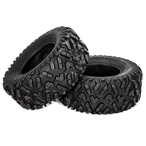 Image of FORERUNNER 26x11-12 ATV Tires, All Terrain TRS (Pack of 2, Tubeless) | FORERUNNER 6PR 26x11-12 ATV UTV Trail Mud Sand Off-Road Tires