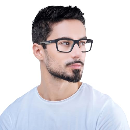 Image of Emporio Armani mens Ea3220u Universal Fit Rectangular Sunglasses