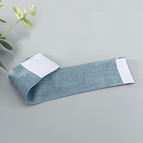 Sidelight Door Curtains 72 Inches Long For Side Windows Linen Blend Privacy Protect Light Filtering French Door Side Curtain Panels Bonus Adjustable Tie Back 25X72 Inch Length 1 Panel Stone Blue #TOP5