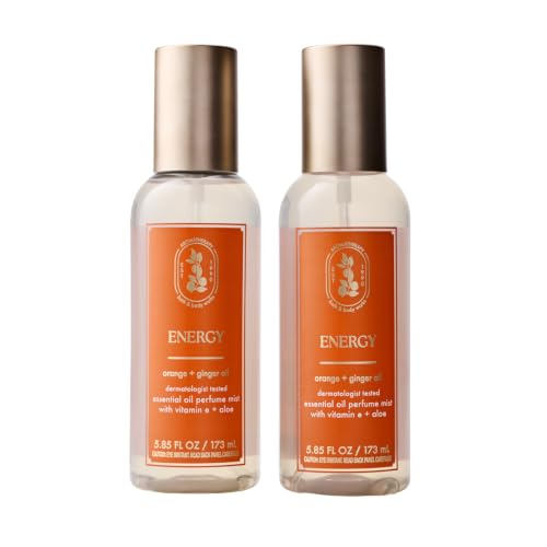 Bath & Body Works Essential Oil Mist, Orange Ginger, 5.85 fl oz, 2 Pack - image 1