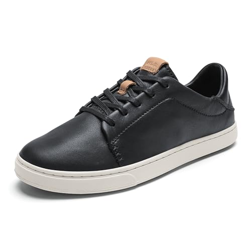 Olukai Pehuea Li Women's Leather Sneakers, Lava Rock, 9.5