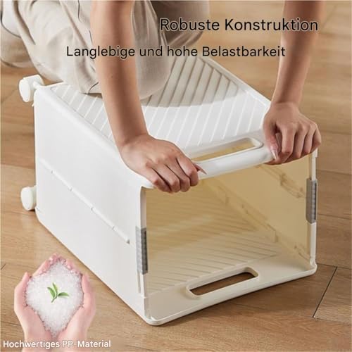 Panier à linge roulant de grande capacité pour l'organisation de la maison - 5