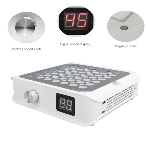 Extractor de Polvo para Uñas 60W con Filtro Malla Fina miniatura 4
