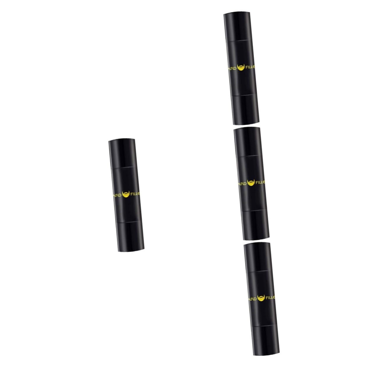 Didiseaon 4pezzi Filler Per Modellare La Barba Portatile Stick Filler Per Barba Con Design Pennello Facile Da Usare Per Risultati Naturali e Precisi