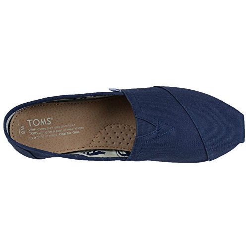 TOMS Navy Canvas Women's Classic 001001B07-NVY (Size: 7) - Image 7