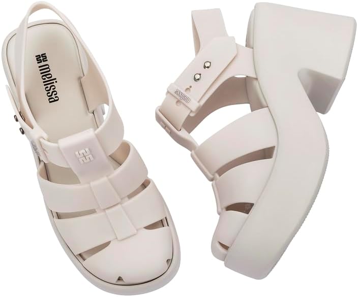 Melissa Lulu Platform, Comfortable and Lightweight Fashion for Women, Matte Beige, 7 - Image 7