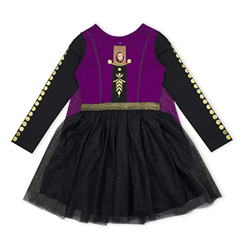 Disney Frozen Elsa And Anna Girls’ Tutu Dress For Toddler And Little Kids – Navy #TOP30