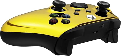 Image of Custom Controllerzz Wireless Controller for Microsoft Xbox Series X /S & Xbox One - Custom Soft Touch Feel - Custom Xbox Series X /S Controller (X /S Gold)
