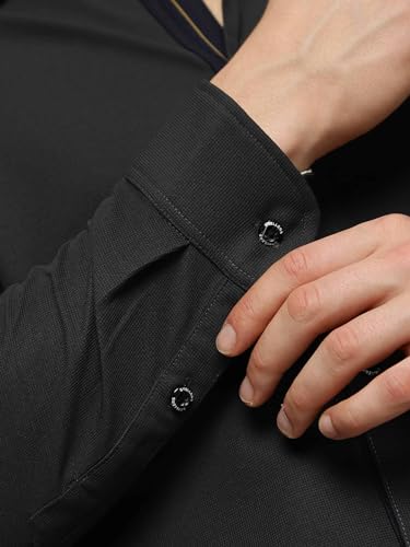 Image of STELLERS Men's Premium Full Sleeve Shirt | Feather Touch Feel| Regular Fit| Odour Resistant| Anti-Static| Wrinkle Free| Quick Dry | Stretchable| Lightweight| Sweat-Proof