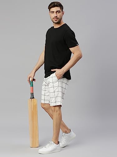 Image of Thomas Scott Men's | Solid | Chino Shorts | Regular Fit | Cotton Elastane | Above Knee | Casual Short